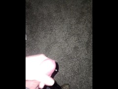 Slo mo of me busting a massive load of cum