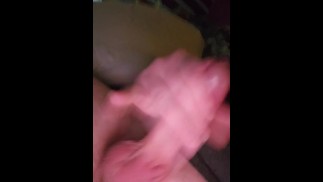 Slo mo of me busting a massive load of cum