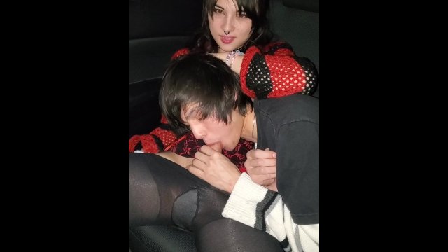 Adorable Trans Girl Getting Head From Cute Femboy