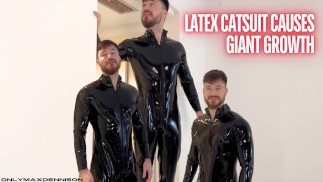 latex catsuit causes giant growth