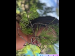 Doggy standing pov sex in the island