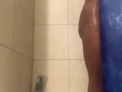 Stroking while cleaning the dick - Screenshot 1 of 16 - Dick Getting Hard