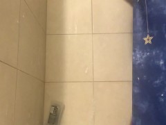 Stroking while cleaning the dick - Screenshot 14 of 16 - Shower