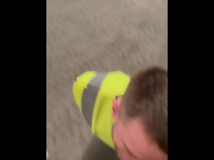 Risky Blowjob In Work Warehouse