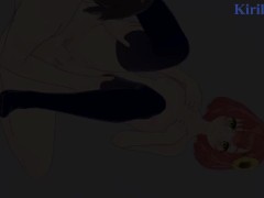 Honma Himawari and I have intense sex in the bedroom. - Nijisanji VTuber Hentai