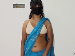 Hot girl komal Sanchez fucked in the sky colour saree