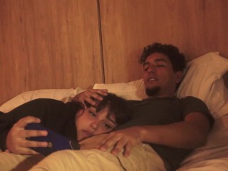Movie with my Stepsister Ends with my Penis in her Mouth and a Happy ending