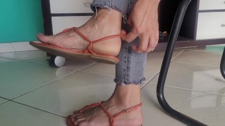 Coworkers - Sexy Feet - Working Everyday wearing different types of Shoes