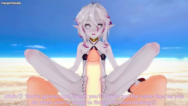 Briar from League of Legends Gives You A Footjob At The Beach Hentai POV