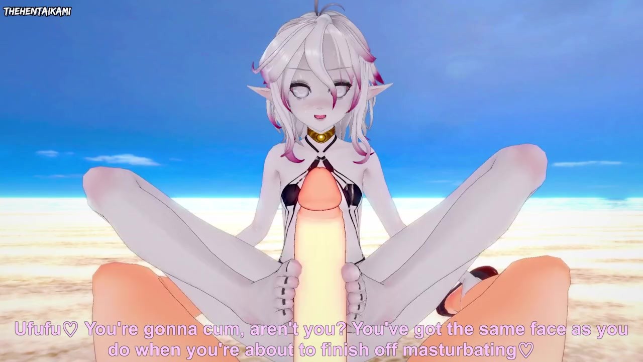 Briar from League of Legends Gives You A Footjob At The Beach Hentai POV