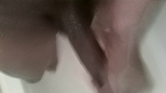 Morning shower jerking my bbc