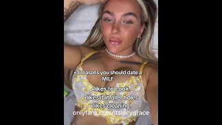 Slutty teen POV orgasm