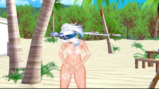 Mualani naked and Cumming on the beach 💦😍 (Genshin Impact Hentai)