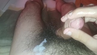Edging Handjob while watching Porn