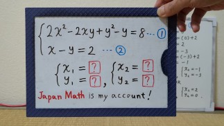 (x1= , y1= ) or (x2= , y2= ).[JapanMath](lesbian)