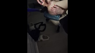 anal with sex machine and dp!