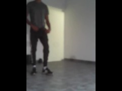 18 year old guys are naughty! Super sharp cock!! In Public View