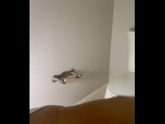 Teasing my HORNY ASS before I let it swallow its favorite ANAL TOY