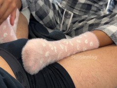 Bedtime Fuzzy Sockjob Temptation 😈