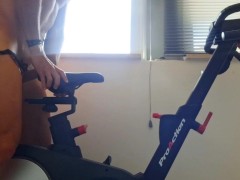 Hot Lingerie: Guy with Sexy Ass and Big Cock fucking Bike - Moans & Cum Explosion! Hotsportfitboy