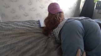 I let my stepmoms bf touch my ass when we are alone