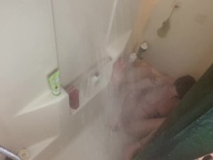 Moth plays in the shower