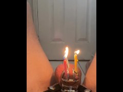 Celebrating 1k total views with candles in cage - Screenshot 2 of 16 - Candle Play