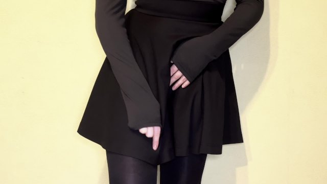 Your stepsister rubs her clit to cum, My black side 1