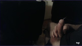End of An Edge: 2 Precumshots and cumshot on black T-shirt