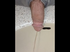 Pissing in the sink
