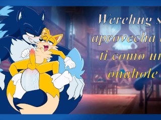 Werehug Se Aprovecha De Como un Onahole