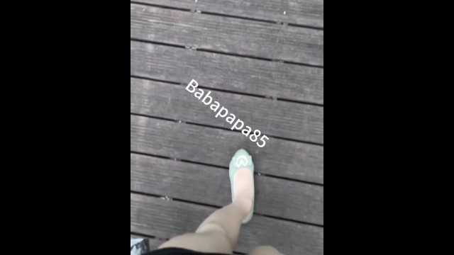 伪娘在公园的露出 2