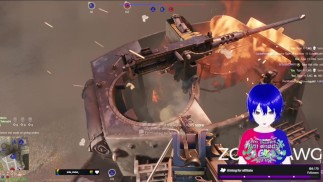 Vtuber takes out a Open top tank in enlisted