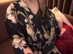 【素人】京都一泊旅行で浴衣で一人エッチしちゃいました…個人撮影/オナニー/パイパン/浴衣 - Screenshot 8 of 16 - Female Orgasm