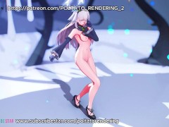 【MMD ブルーアーカイブ】《Utazumi Sakurako (Idol ver.) (歌住サクラコ (アイドル Ver.)》~《八王子P × Giga「Gimme×Gimme f