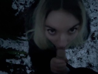 Sucking my Boyfriends Big Dick in Public