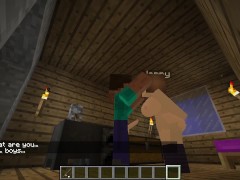 Fudendo a Buceta Melada da Jenny do Minecraft Mod porno de todas as Garotas Parte 1