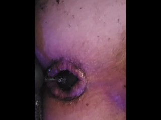 Solo Male Anal Beads with Anal Juices