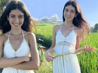 Cute Rice Picker Prefers to be Paid with Sex for her Work!