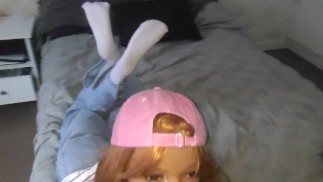 stepdaughter get a big face facials after I mouthfucked her