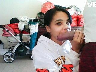 MEXICAL COLLEGE GIRL GIVE BIG DICK BLOW JOB SPIT FETISH