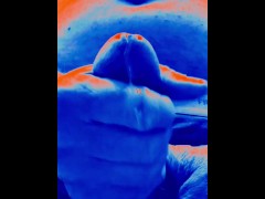 Pulsing and Pumping Shots of Cum