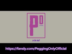 Sensual Sexy Loft Pegging With Trashy Blonde