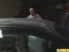 Blonde Stunner Shawna Lenee Has Her Fine Booty Cum Sprayed - Screenshot 1 of 16 - Blowjob
