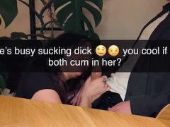 Snapchat - Screenshot 1 of 16 - Amateur Blowjob