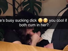 Snapchat - Screenshot 16 of 16 - Amateur Blowjob