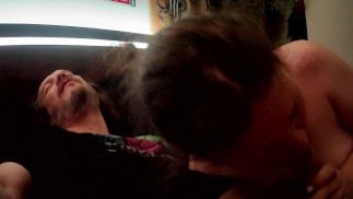 Любительская пара, занимающаяся нашим обычным страстным и чувственным сексом с ПОТРЯСАЮЩИМ минетом (отредактировано)!