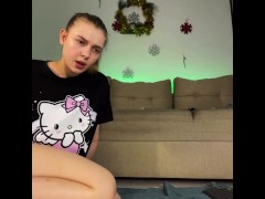 Fisting anal. Masturbating while sitting on the twine