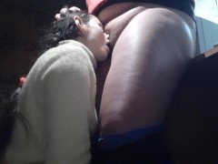 My hot brunette secretary relaxes me during lunch break - IkaSmokS