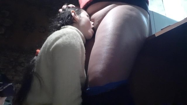 My hot brunette secretary relaxes me during lunch break - IkaSmokS